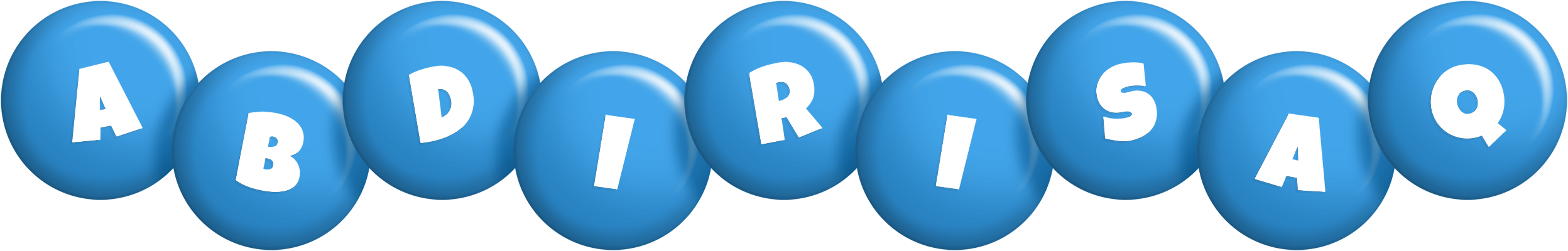 Abdirisaq candy-blue logo