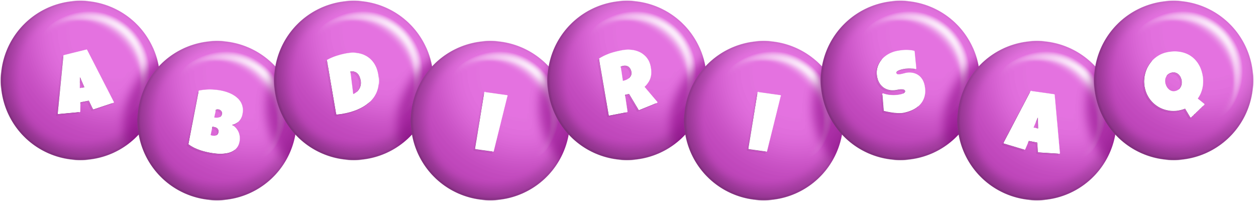 Abdirisaq candy-purple logo