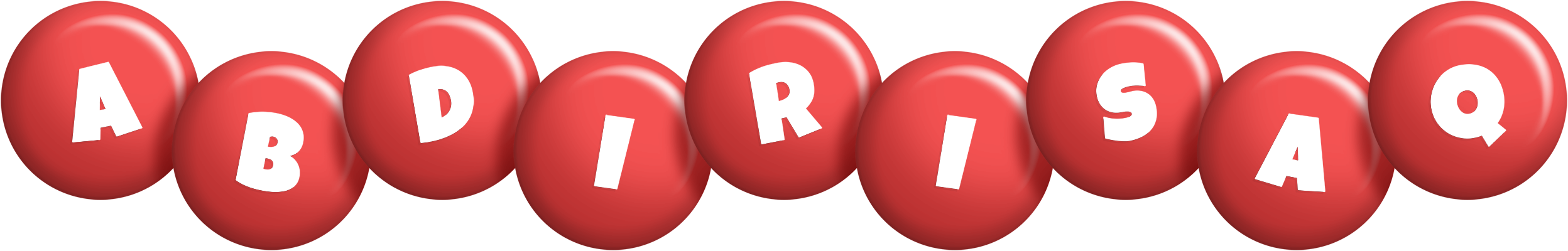 Abdirisaq candy-red logo
