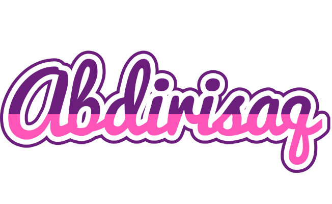Abdirisaq cheerful logo