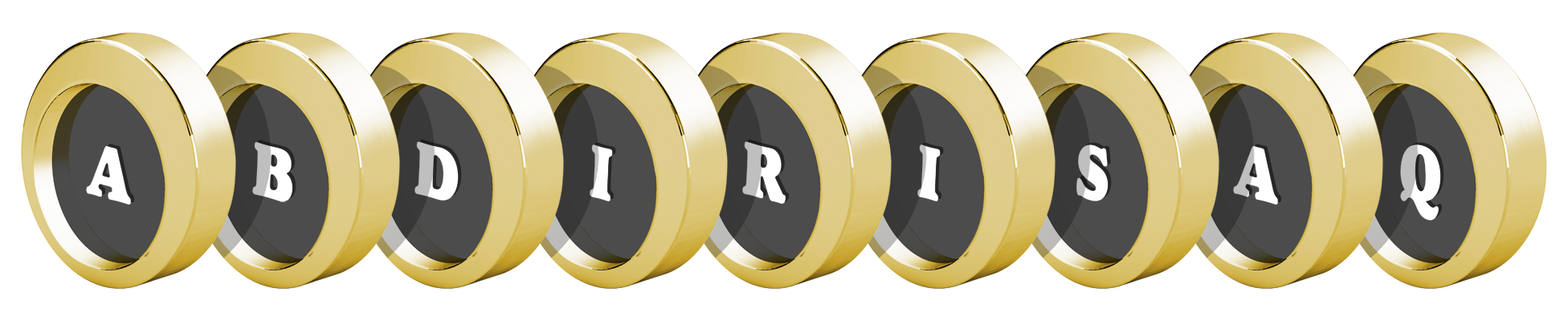 Abdirisaq gold logo