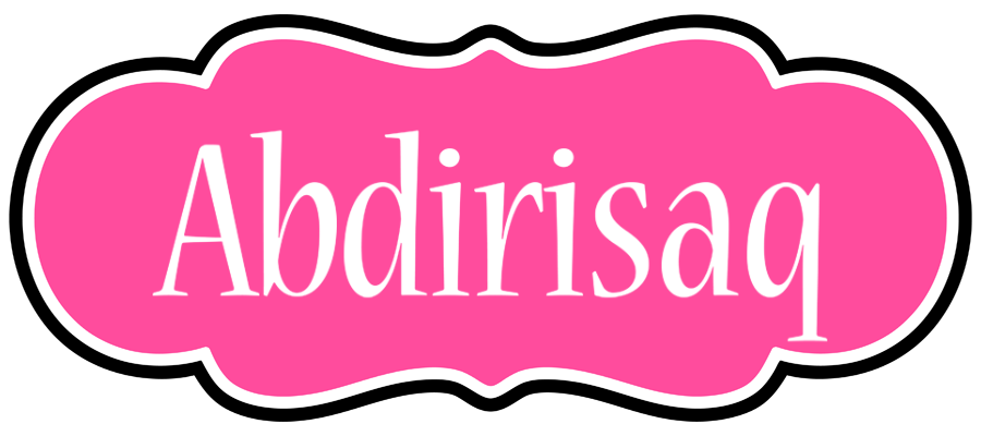 Abdirisaq invitation logo