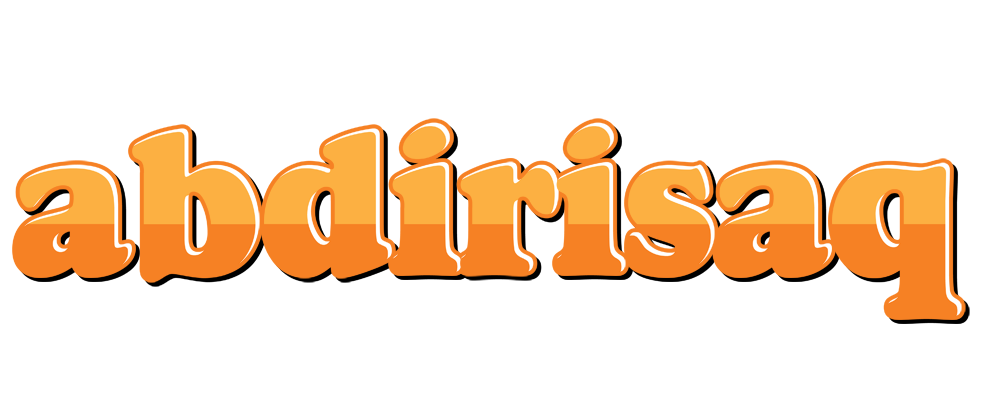Abdirisaq orange logo