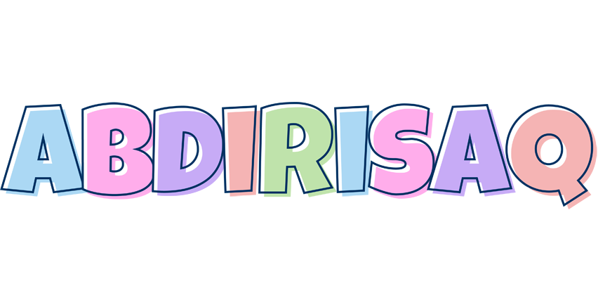 Abdirisaq pastel logo
