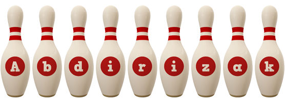 Abdirizak bowling-pin logo