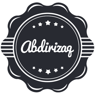 Abdirizaq badge logo