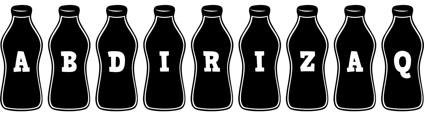 Abdirizaq bottle logo