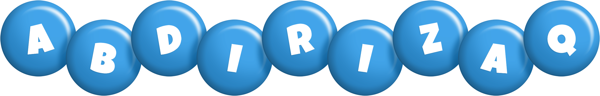 Abdirizaq candy-blue logo