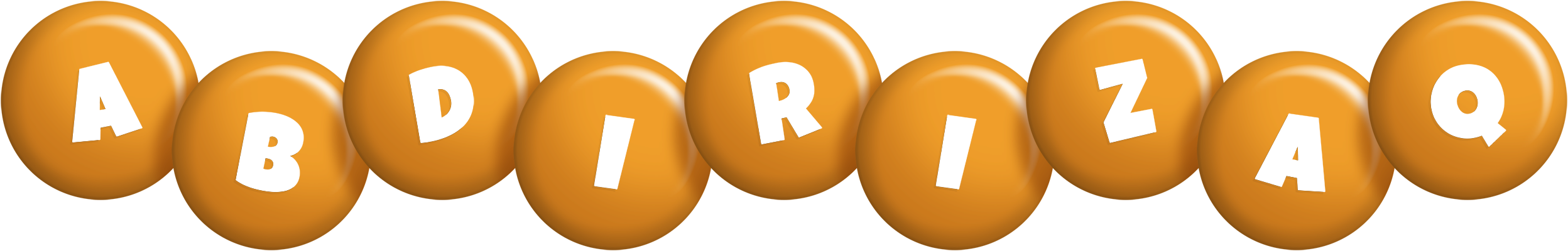 Abdirizaq candy-orange logo