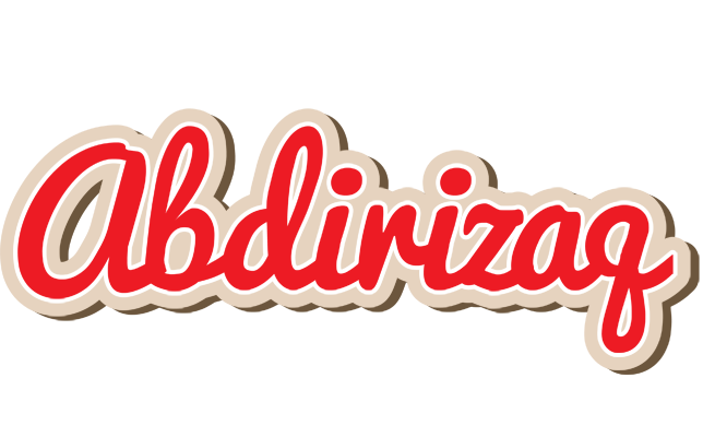 Abdirizaq chocolate logo