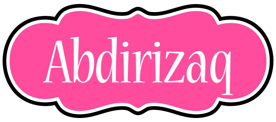 Abdirizaq invitation logo