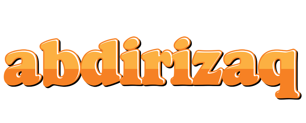 Abdirizaq orange logo