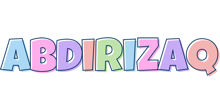 Abdirizaq pastel logo
