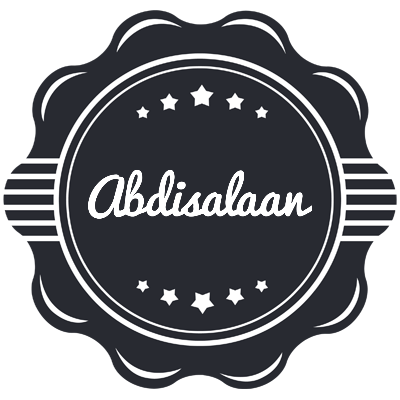 Abdisalaan badge logo