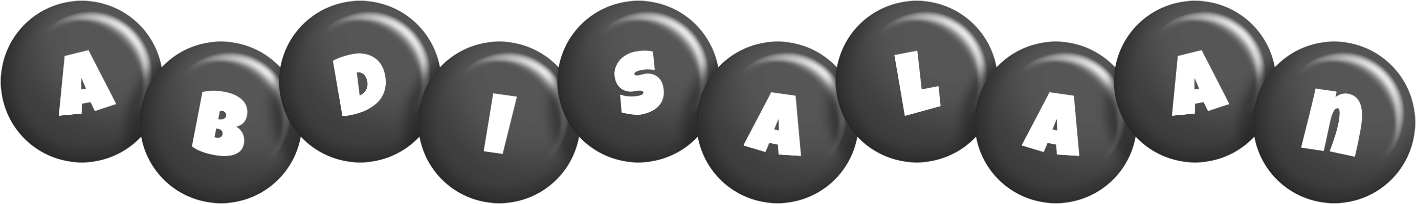 Abdisalaan candy-black logo