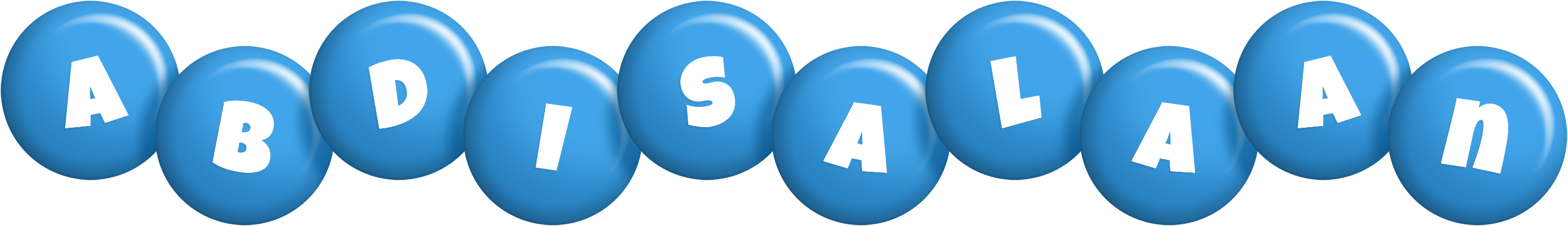 Abdisalaan candy-blue logo