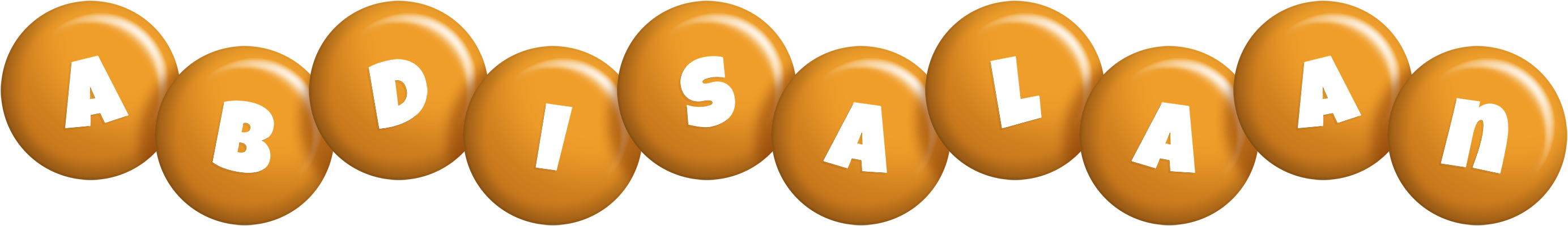 Abdisalaan candy-orange logo