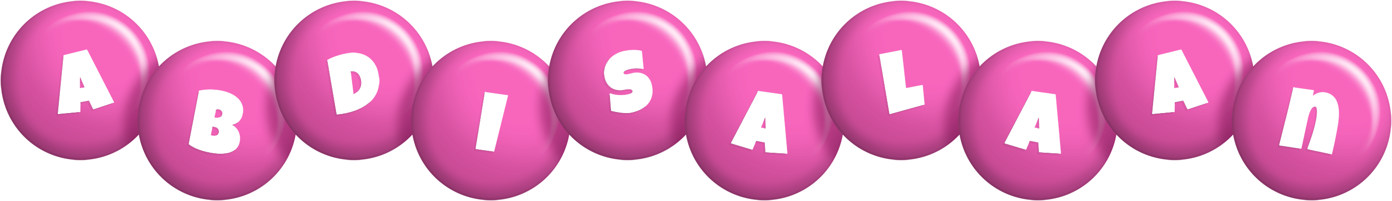 Abdisalaan candy-pink logo