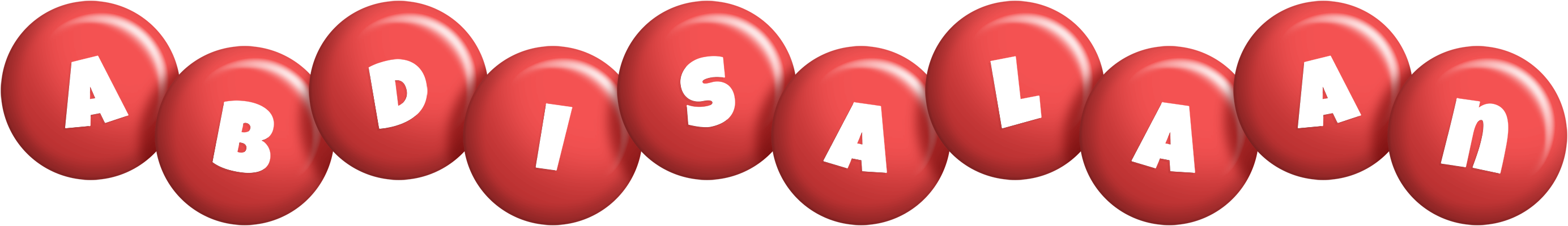 Abdisalaan candy-red logo