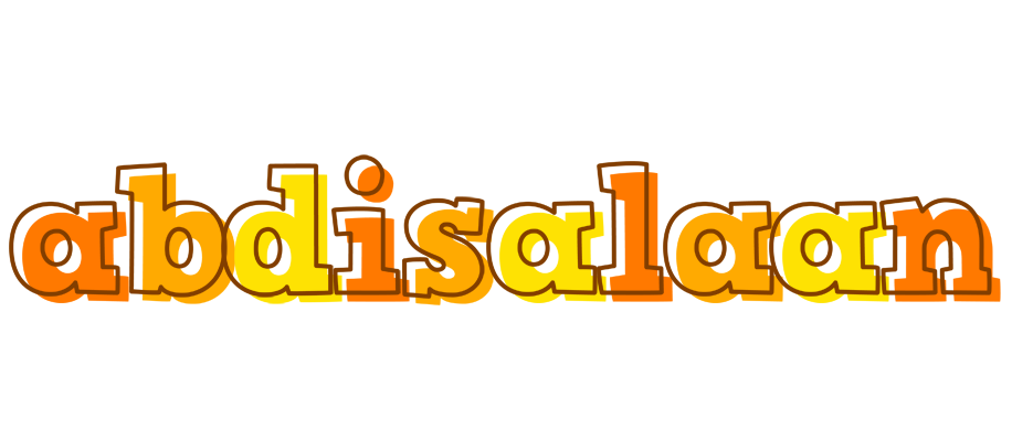Abdisalaan desert logo
