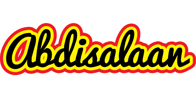 Abdisalaan flaming logo