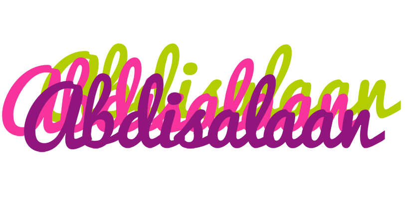 Abdisalaan flowers logo