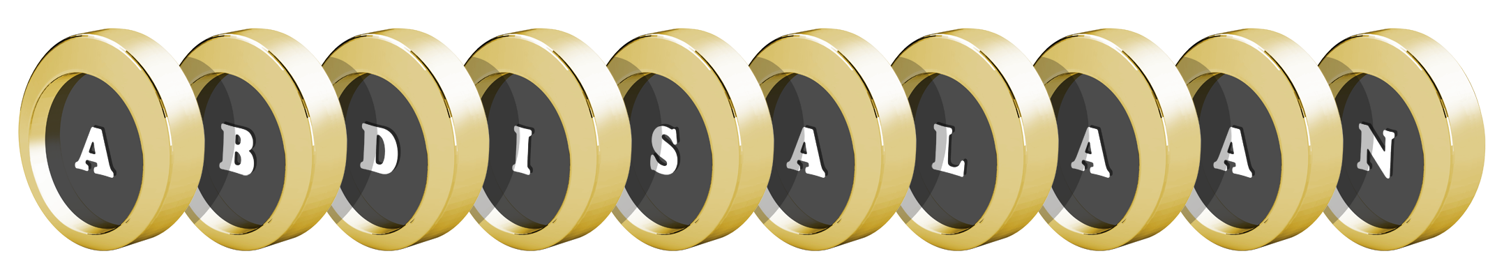 Abdisalaan gold logo