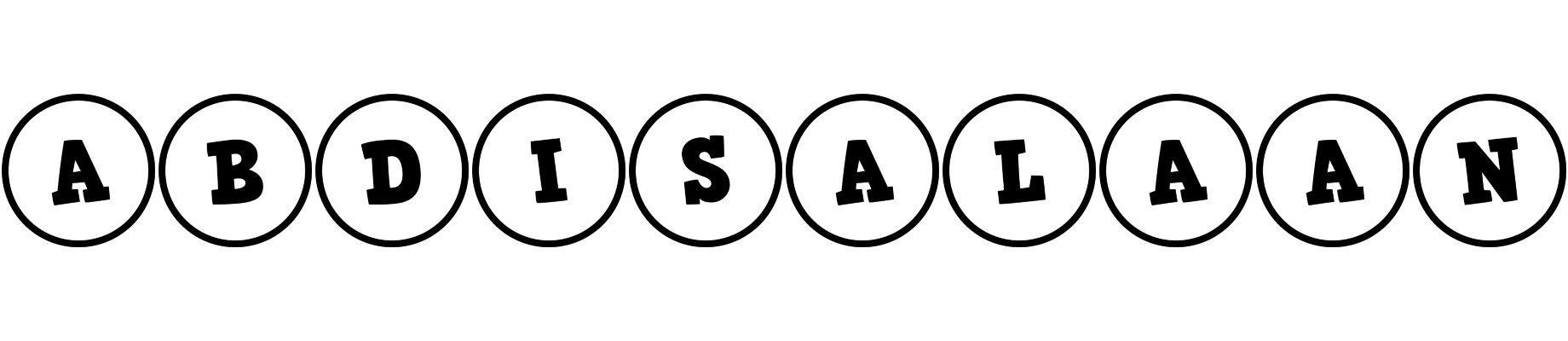 Abdisalaan handy logo