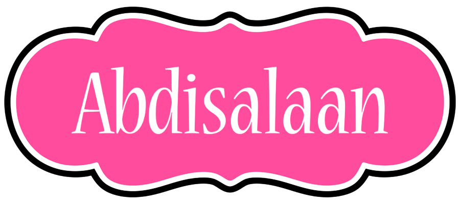 Abdisalaan invitation logo