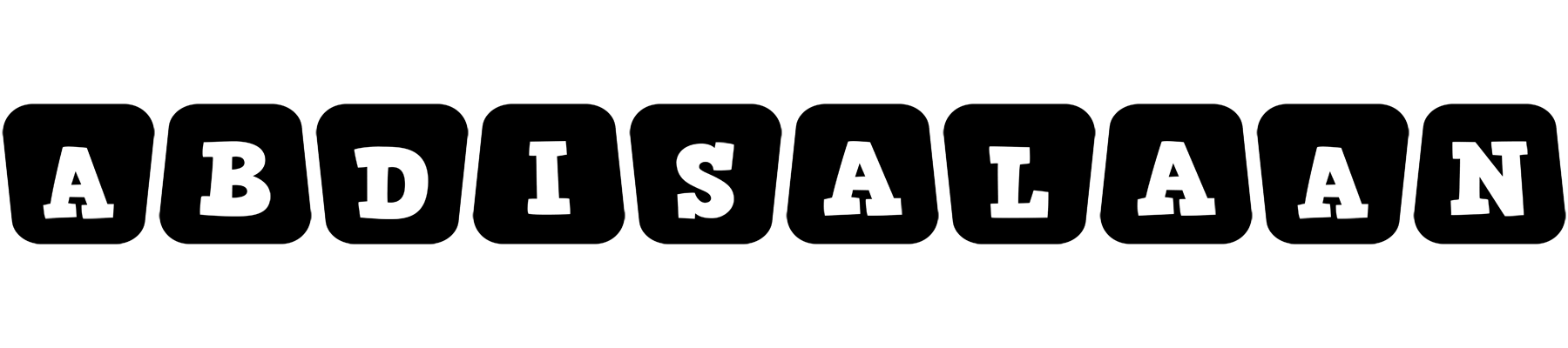 Abdisalaan racing logo