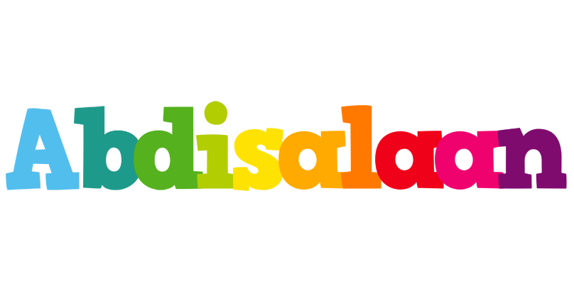 Abdisalaan rainbows logo