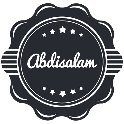 Abdisalam badge logo