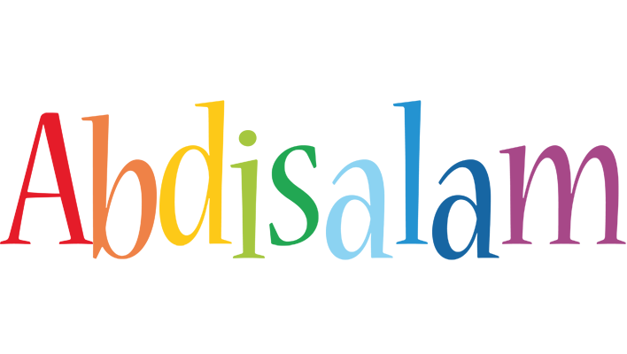 Abdisalam birthday logo