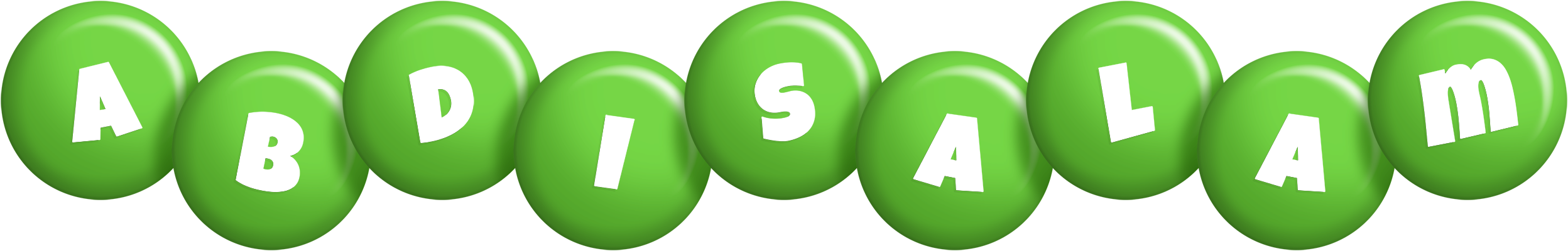 Abdisalam candy-green logo