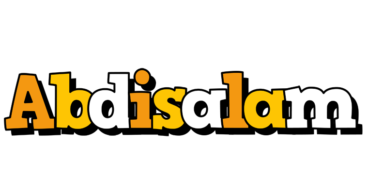Abdisalam cartoon logo