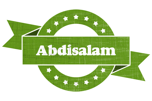 Abdisalam natural logo