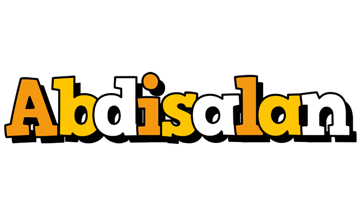 Abdisalan cartoon logo