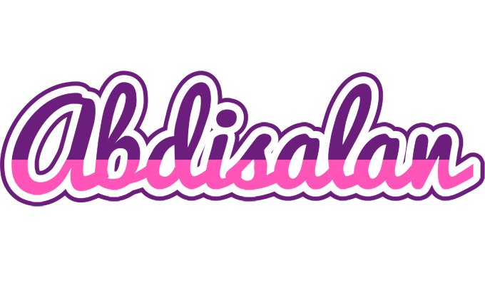 Abdisalan cheerful logo