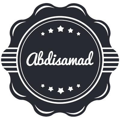 Abdisamad badge logo