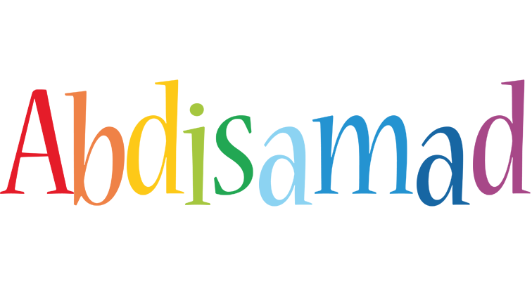 Abdisamad birthday logo