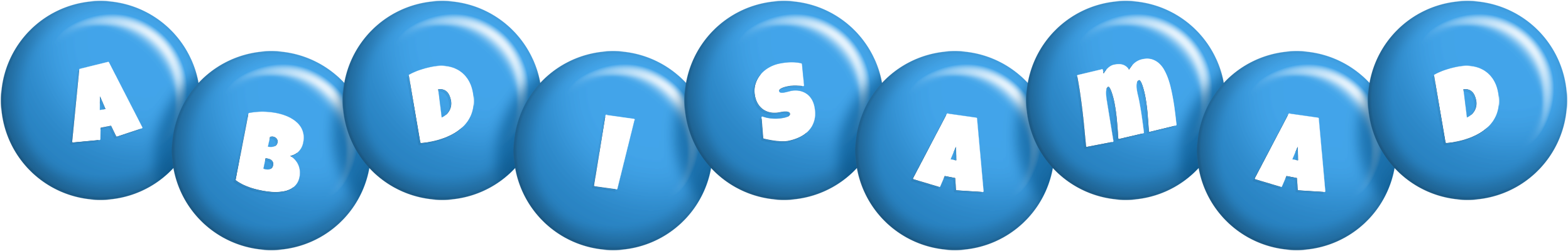 Abdisamad candy-blue logo