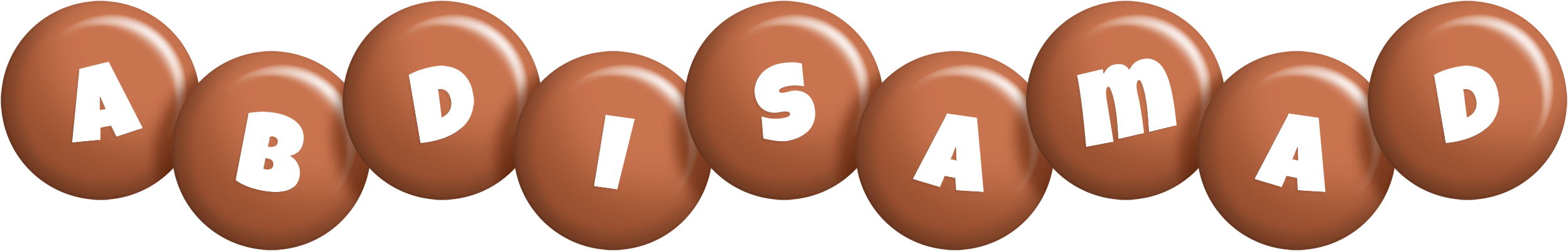 Abdisamad candy-brown logo