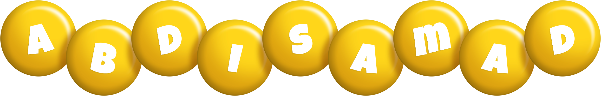 Abdisamad candy-yellow logo