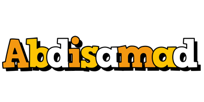 Abdisamad cartoon logo