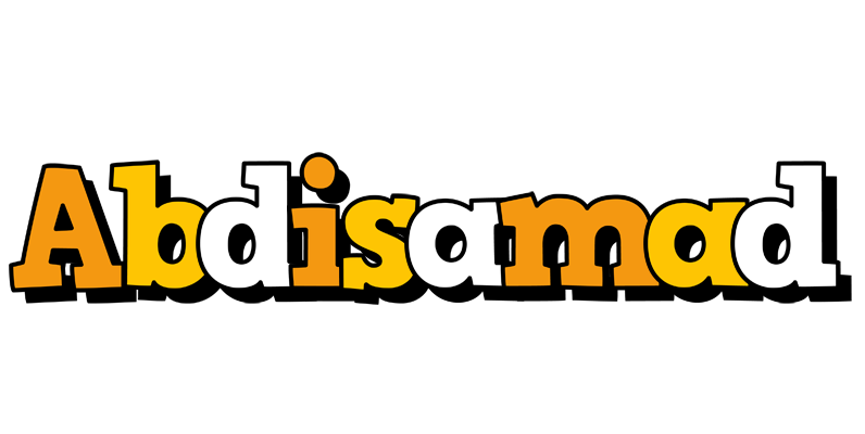 Abdisamad cartoon logo