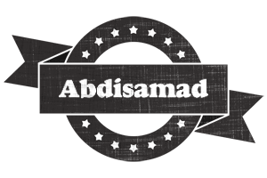 Abdisamad grunge logo