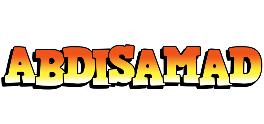 Abdisamad sunset logo
