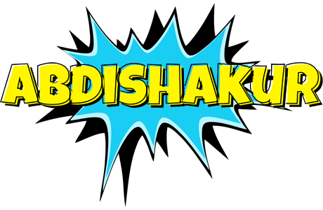 Abdishakur amazing logo