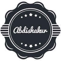 Abdishakur badge logo