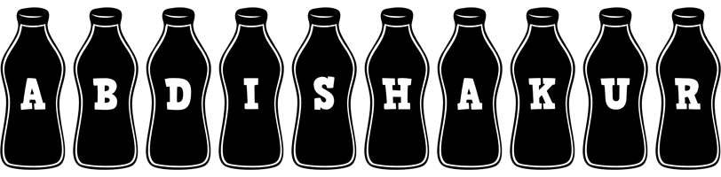 Abdishakur bottle logo
